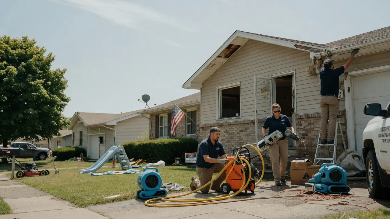 Water Damage Restoration in Waggoner, IL near me
